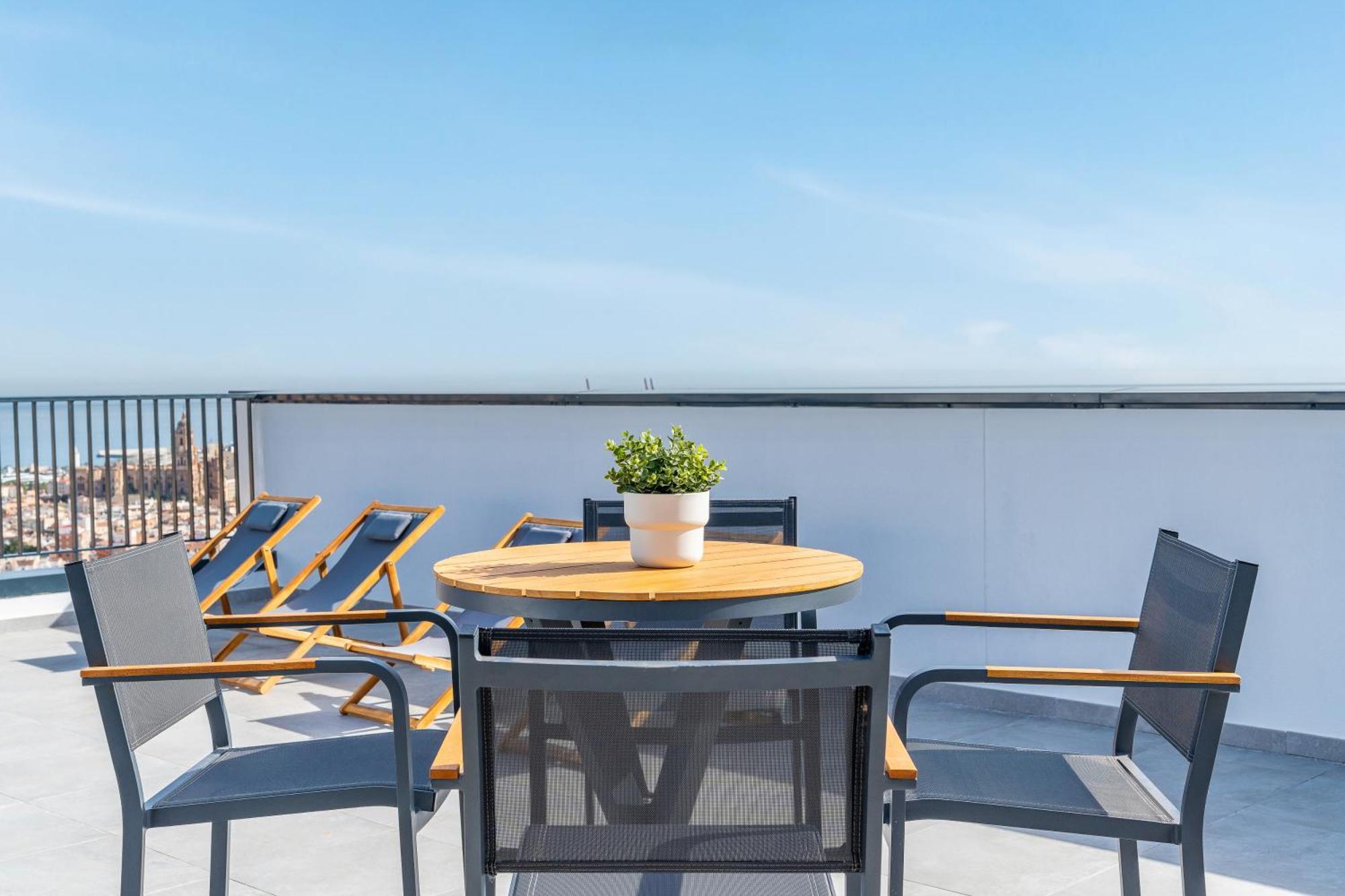 Ferienwohnung Malaga Tower View Exterior foto