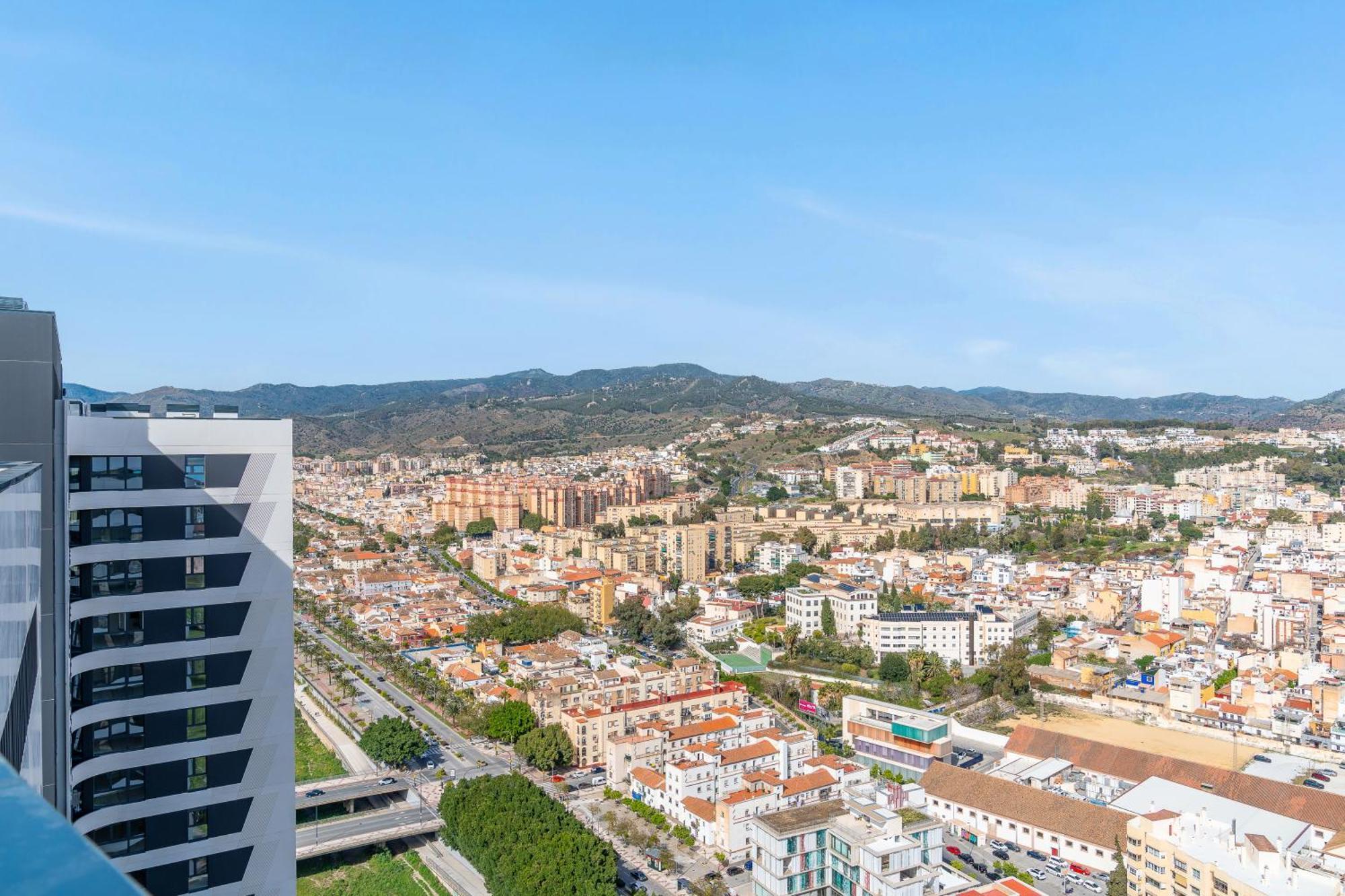 Ferienwohnung Malaga Tower View Exterior foto