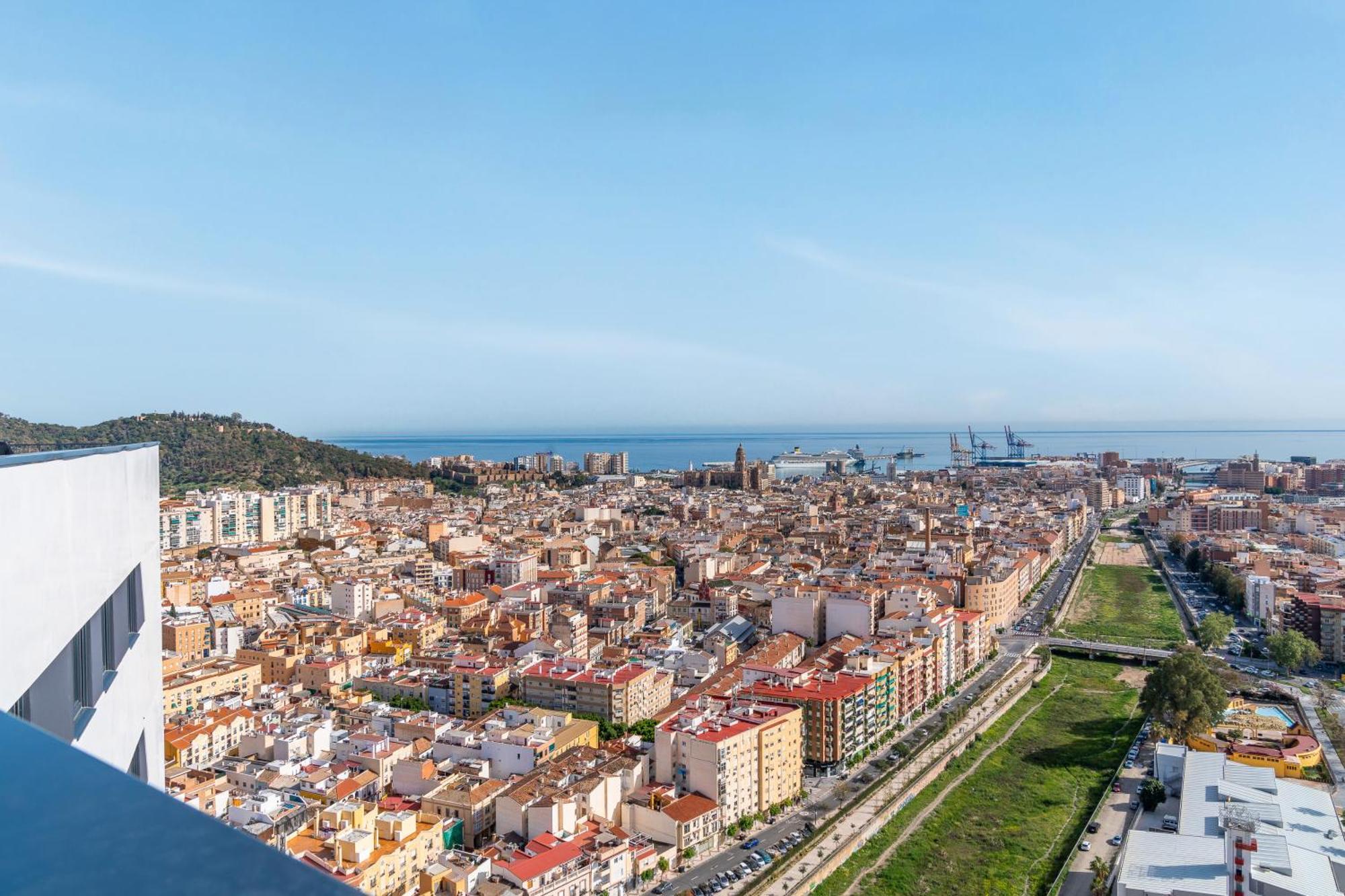 Ferienwohnung Malaga Tower View Exterior foto