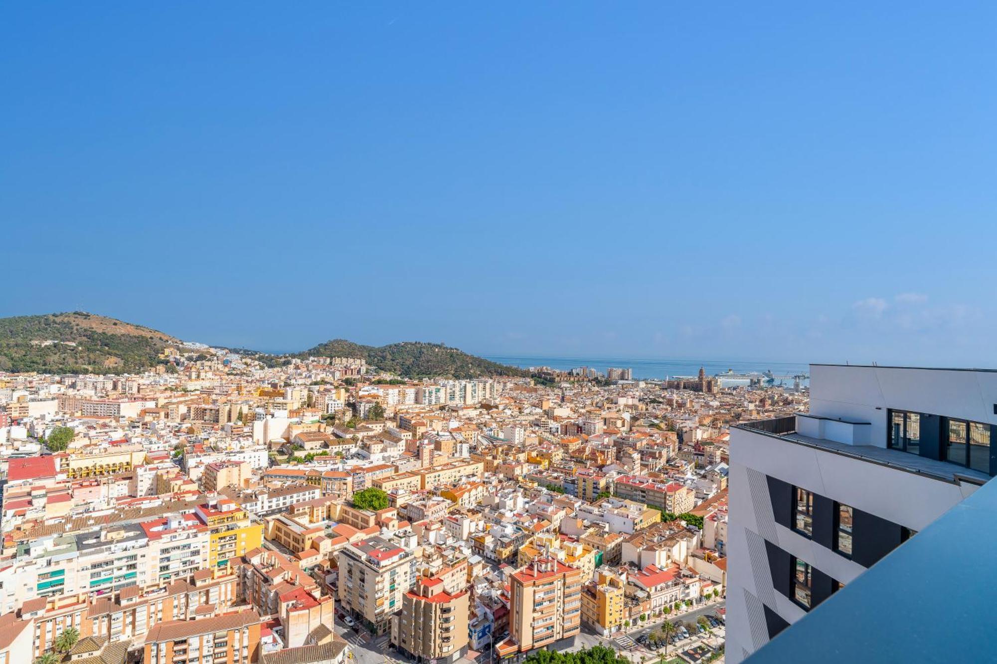 Ferienwohnung Malaga Tower View Exterior foto
